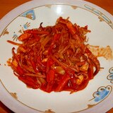 韓国風イカの野菜炒め